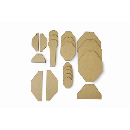 DAA Dry Fire Target Set IPSC