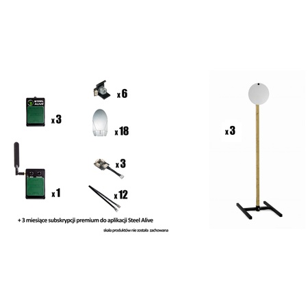 MTS 3x Drill Target Interactive Steel Alive