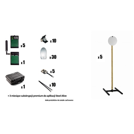 MTS 5x Drill Target Interactive Steel Alive