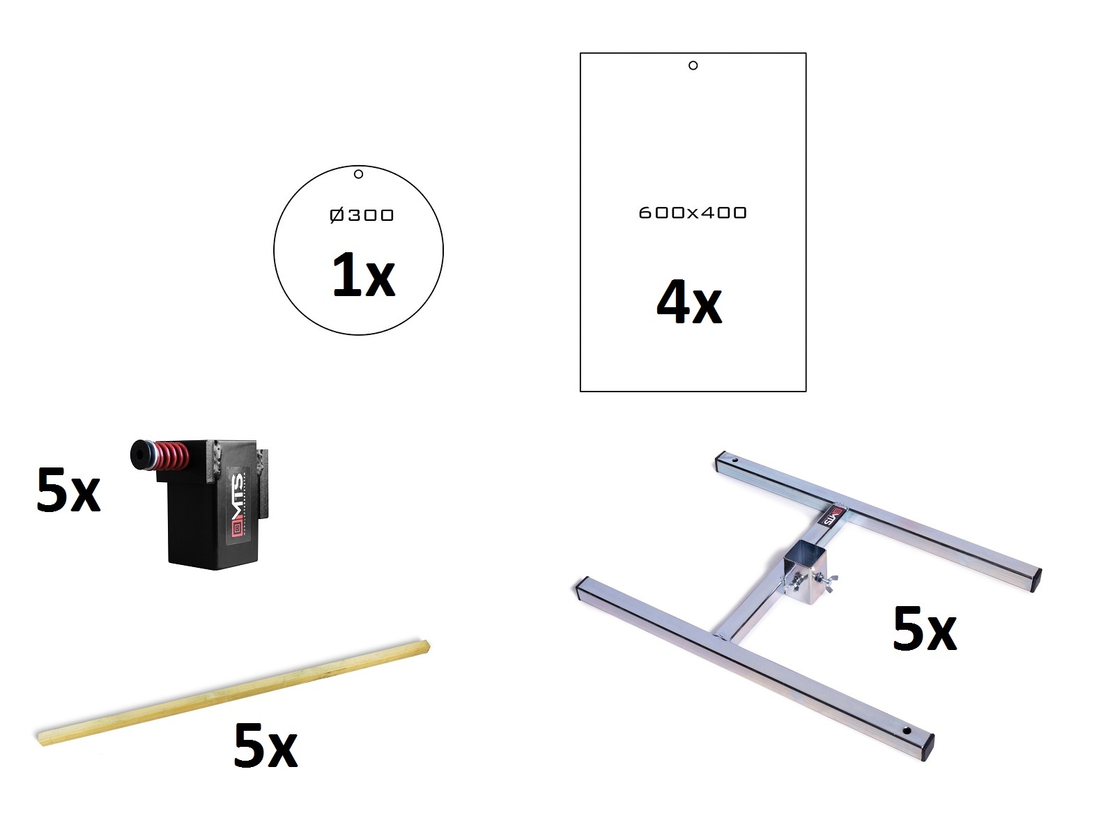 MTS Drill SC Smoke & Hope Steel Challenge targets MTS targets